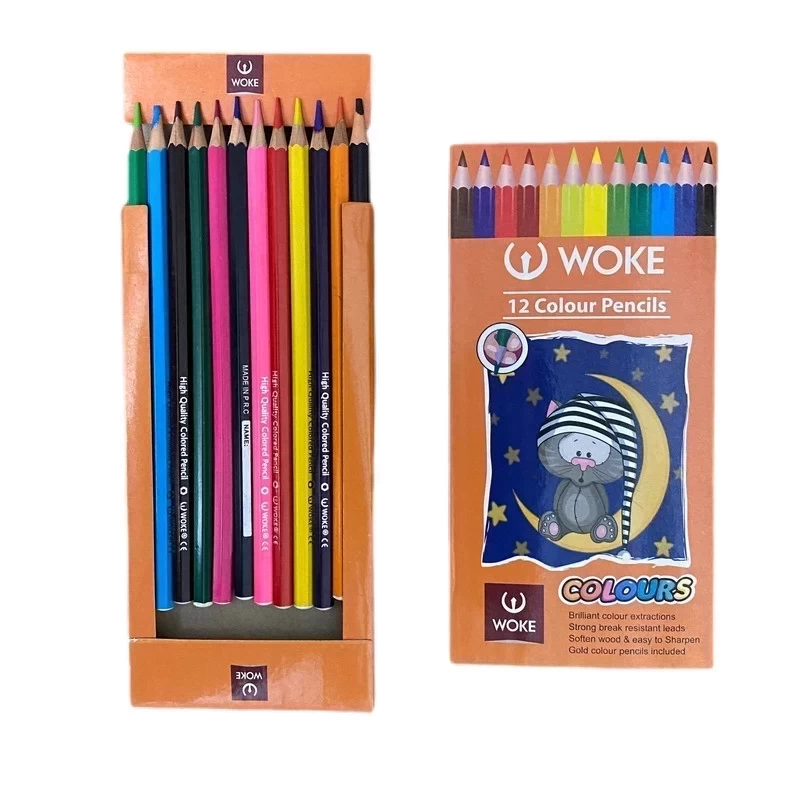 مداد رنگی 12 رنگ وک