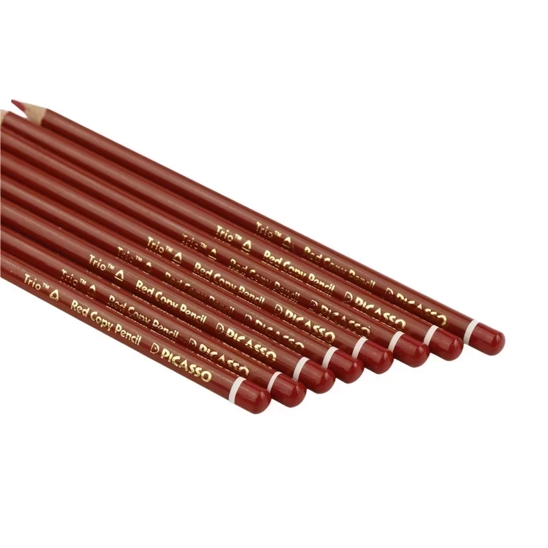 مداد قرمز سه پهلو 12 عددی پیکاسو