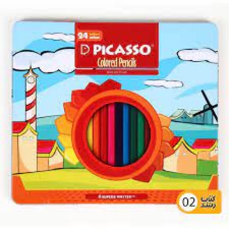 مداد رنگی 24 فلز پیکاسو